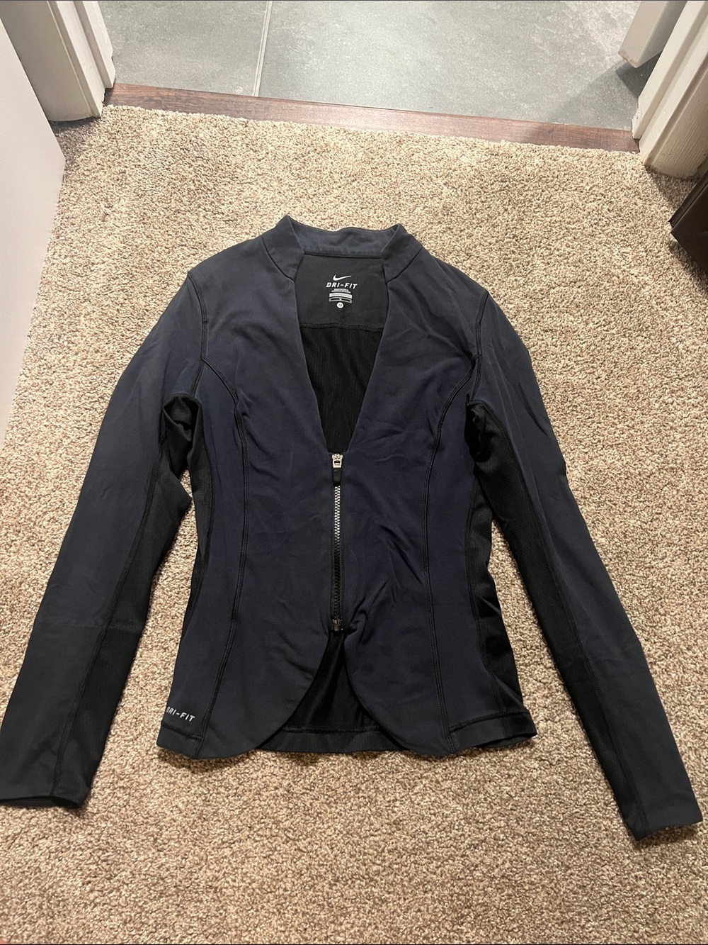 Nike Women's Black Dri-FIT Zip Utility Jacket